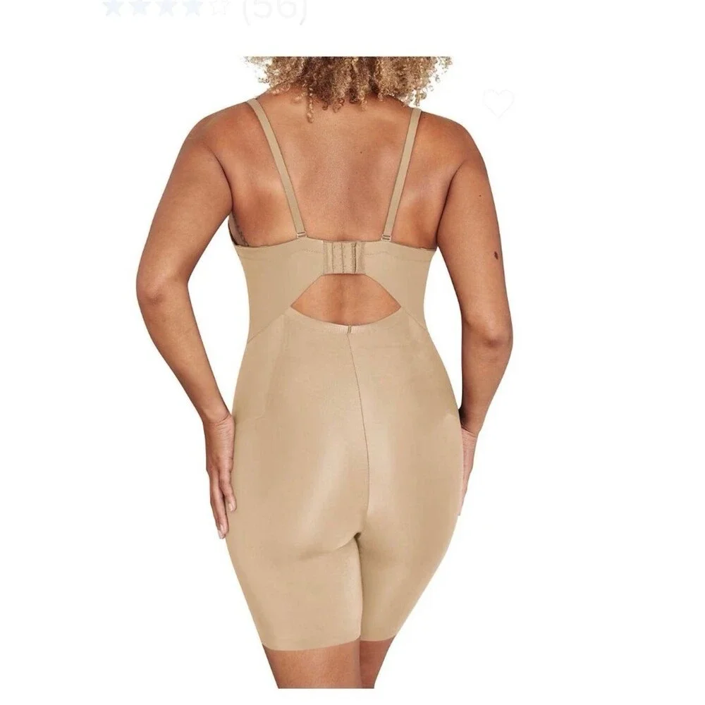 Maidenform Body Shapewear All-In-One Underwire Bodysuit 2X NWT Nude